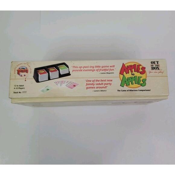 APPLES to APPLES Card Game 2001 Edition-Complete-Used - Picture 2 of 7